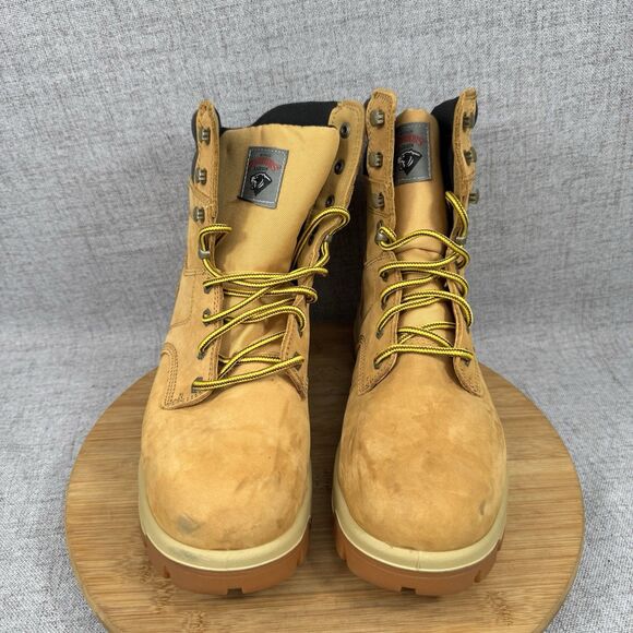 Herman Survivors Boots Mens Size 9 W Steel Toe Leather Work main image 7